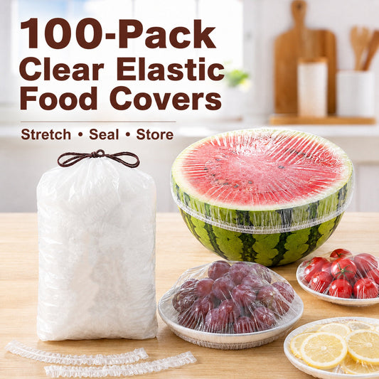⏳LAST DAY SALE ONLY ￡5.99!🔥Disposable Stretch Food Covers for Bowls & Plates