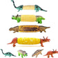 🏆 Last Day Special Price £12.89 ! 🦖Dinosaur Corn Holders for Corn On The Cob - Funny Corn Cob Holder for Kids and Adults with Stainless Steel Prongs