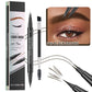 2-in-1 Dual-Ended Eyebrow Pen with Micro-Fork-Tip Applicator and Precise Brush-Tip