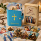 ✨Limited Time 50% OFF--50K+ SOLD🏆✝🙏Catholic Faux Leather Holy Card Holder – Pocket Prayer Card Organizer with Snap Closure