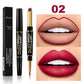 💄2-in-1 Waterproof Lipstick Lip Liner