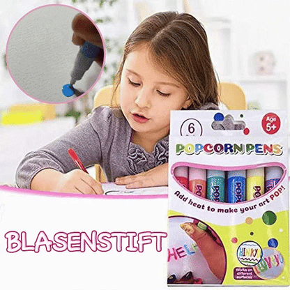 🖍️ Christmas Hot Sale 50% OFF🎁Magic Puffy Bubble Pens, Heat Activated Popcorn Pens DIY 3D Art Marker for Kids Crafts
