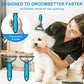 ⏰LAST DAY SALE: Only £3.99🔥🐾Double-Sided Pet Grooming Brush – Hurtless Shedding & Dematting Undercoat Rake for Dogs and Cats