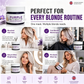 👱‍♀️Want to lighten your hair color? Your hair needs urgent care! Moisturizing Purple Hair Mask with Long-Lasting Scent