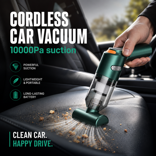🎉 2026 Sale & FREE SHIPPING Today!!!!— Over 142,000 Sold! 🧹 Cordless Car Vacuum – 10000Pa Suction & 4000mAh Battery 🚗
