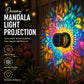 🔥This Week's Special Price ￡6.99 !!!🌞💡Solar Mandala Wall Light Outdoor Garden Fence Projector Lamp Patio Ambient Decor✨
