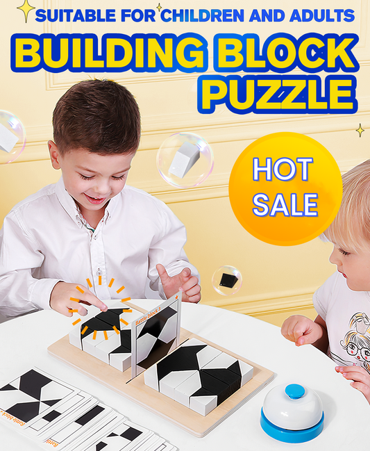 🎉Christmas Sale🏆Puzzle Hidden Blocks✨Interactive parent-child board game