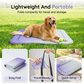 💖LAST DAY SALE ONLY￡9.99!!❄Pet Cooling Mat for Dogs & Cats 🐾 Naturally Cool Ice-Silk Pad • Breathable, Washable & Soft 🌿  For Floors, Sofas & Car Travel • Multiple Sizes • Gradient Colours ☀️🐶🐱