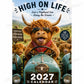 🎁Last Day Promotion 49% OFF🔥2027 Funny Highland Cow Wall Calendar | A4 Hanging Calendar | Designed by Isabel Kline