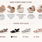 🔥LAST DAY 50% OFF - 🧵Sequin Knit Wedge Sandals – Stretch Into Summer