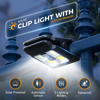 🎅Christmas HOT SALE💞50K+ SOLD!💡Outdoor Solar Clip Light with Motion Sensor☀️
