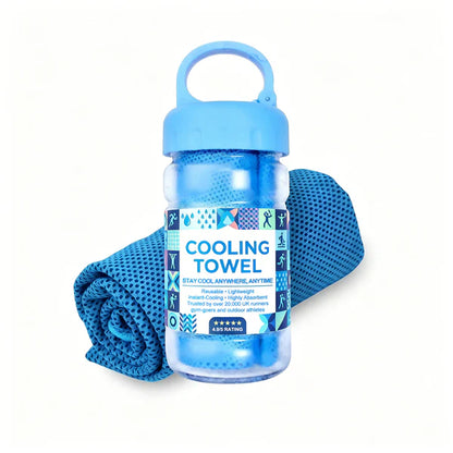 🎁Last Day Buy 1 Get 1 Free (Each only ￡3.49)❄️Absorbent Quick-Drying Gym Cooling Towels - Soft, breathable & reusable. Stay cool anywhere – gym, walk, or beach. 🏖️✨