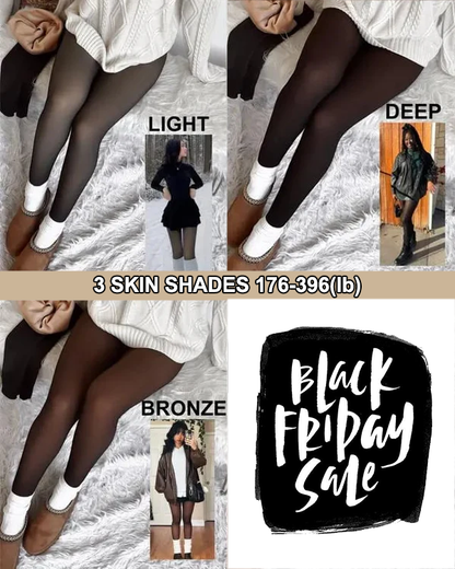 🔥BLACK FRIDAY SALE 49% OFF!!🔥THE ORIGINAL!🏆Super Warm Flawless Translucent Fleeced Tights