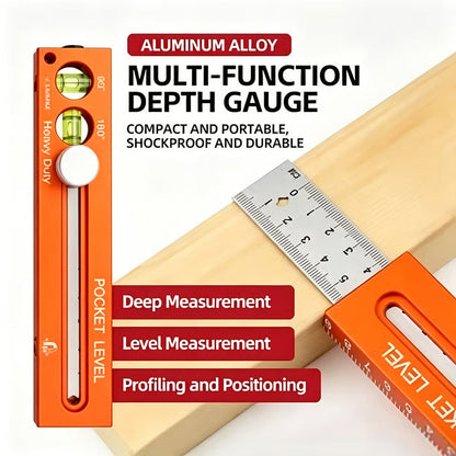 ⏳LAST DAY SALE ONLY ￡7.99!!📏Multifunctional marking level ruler🚗Delivered within five working days🔥