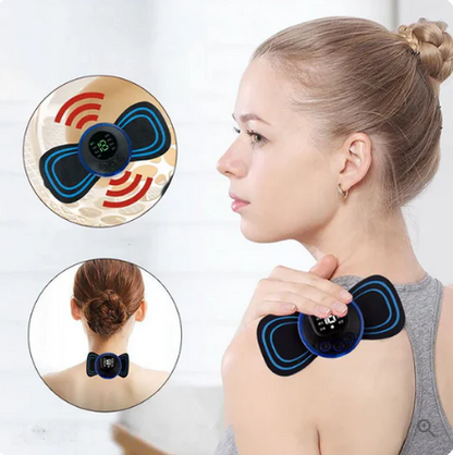 🔥BUY 1 GET 1 FREE🎁Portable Massager with 8 Modes and LCD Screen - Mini Muscle Stimulator for Pain Relief