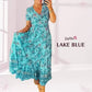 (💃Hot Sale - 48% OFF🔥 Free Shipping) Floral print v-neck dress
