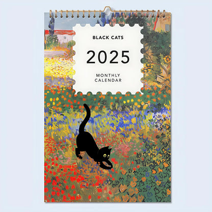 😸2025 Black Cat Calendar