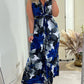 🔥New Hot Sales - 75% OFF😍Floral print sleeveless pleated elegant dress