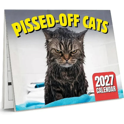 🎁LAST DAY SALE: £7.99!! 🐱Funny Cat Calendar – 12 Months of Sassy Cat Humor | Find Your Perfect Calendar for 2027