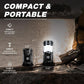 ⏳LAST DAY SALE ONLY ￡11.99!!🔥⛺️Solar Camping Lantern- Rechargeable LED Lights, Magnetic Base & Foldable Hanging Hook- Collapsible Lamp Battery Powered Perfect for Power Outages, Hiking, Emergencies