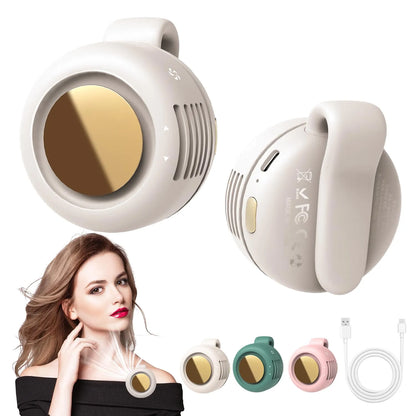 ⏳Summer Hot Sale: ONLY ￡9.99!! 💞50K+ SOLD!💨360° Rotatable Portable Mini Clip-on Fan – Instantly Cools You by Up to 10°C | 24H Quiet Hands-Free Airflow🌀🌿