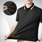 🔥Clearance Sale-50% off👕Men's Stretch Ice Silk Short Sleeve Lapel T-shirt