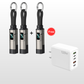⏳Limited-time 50% off⏰4-in-1 Digital Display Keychain Charging Cable🔋📱