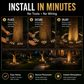 🥳2026 HOT SALE💞UP TO 50% OFF!! 🌳💡Ring-Shaped Solar Tree Lights – Weatherproof Outdoor Spotlights Ideal for Trees, Pillars, and Gardens