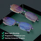 🔥🔥Sapphire high hardness anti blue light intelligent dual focus reading glasses