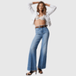 💥Hot Promotion 49% OFF💥Tummy Control Tall Wide Leg Denim Trouser