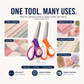 🔥HOT SALE 50% OFF🎁✂️ Pinking Shears Scissors – Stainless Steel, Ergonomic Cushioned Handles – Perfect for Sewing, Quilting & Scrapbooking! 🧵💨