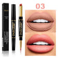 💄2-in-1 Waterproof Lipstick Lip Liner