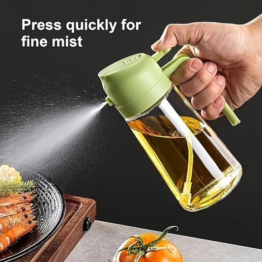 ✨Hot Sale 49% OFF💕2 in 1 Glass Oil Sprayer & Dispenser