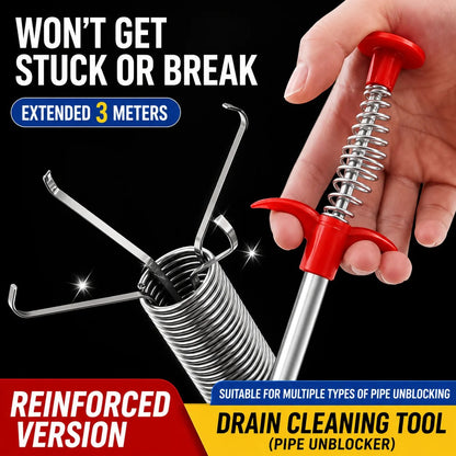🔥Last Day 50% OFF - Each Only £3.19!! 🚿Professional Drain Clog Remover Tool – A Must-Have For Every Home