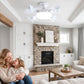 🏆LAST DAY SALE 50% OFF!! 🌬️💡Foldable LED Ceiling Fan Light with Remote Control, E27 Socket Compatible, Adjustable Lighting & Functions🏡✨