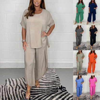 Hot Sale 48% OFF💖Floaty 2 Piece Sleeved Trouser Set - Free Shipping
