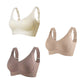 🎁Buy 1 Get 3 Packs💕Women's Ribbed Push Up Adjustable Wireless Bra