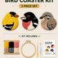 🔥LAST DAY 49% OFF - 🧵Beginner-Friendly🐦DIY Bird Coasters Punch Needle Kit