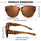 🎉LIMITED SALE：ONLY ￡3.99!!😎UV400 Protection Fit Over Glasses Sunglasses