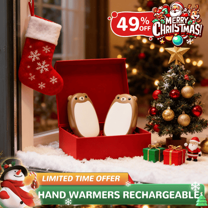 🥳2026 HOT SALE🥳💞50K+ SOLD! 🐻❄️ 60% OFF! Rechargeable Bear Hand Warmers – 3-second heat, 3 temperature settings, magnetic pairing & 2000mAh battery. A cosy winter gift for cold commutes! 🎁💚