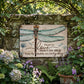 💥2026 HOT SALE⏰50% OFF! 🥳Dragonfly Memorial Garden Sign – “Those We Love Don’t Go Away” Sympathy Gift, Remembrance Outdoor Decor