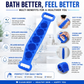 🔥Limited Time 60% OFF🚿🧼Silicone Back Scrubber for Bath, Double-Sided Body Exfoliating Bath Brush with Soft Silicone Bristles