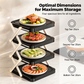 🍽️ 50% OFF NOW! 📦 4-Tier Bowl Storage Rack – Foldable, Stable & Maximizes Your Kitchen Space