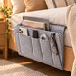 🥳2026 HOT SALE🥳💞50K+ SOLD! 🛏️50% OFF NOW! Bedside Hanging Storage Bag‑Multi‑Pocket Bed Caddy Organizer, Felt Hanging Pouch for Dorm Bunk Bed Hold Tablet Book Phone Stationery-B