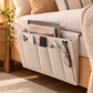 🥳2026 HOT SALE🥳💞50K+ SOLD! 🛏️50% OFF NOW! Bedside Hanging Storage Bag‑Multi‑Pocket Bed Caddy Organizer, Felt Hanging Pouch for Dorm Bunk Bed Hold Tablet Book Phone Stationery-B