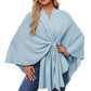 🥰Women's Elegant Shawl Wraps Soft Open Front Poncho Sweater