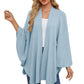 🥰Women's Elegant Shawl Wraps Soft Open Front Poncho Sweater