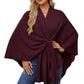 🥰Women's Elegant Shawl Wraps Soft Open Front Poncho Sweater