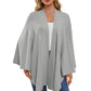 🥰Women's Elegant Shawl Wraps Soft Open Front Poncho Sweater