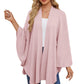 🥰Women's Elegant Shawl Wraps Soft Open Front Poncho Sweater